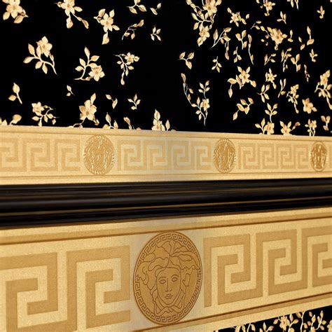 bordo decorativo versace wallpaper greek colore metallizzato versace wallpaper|Versace wallpaper border Greek metallic .